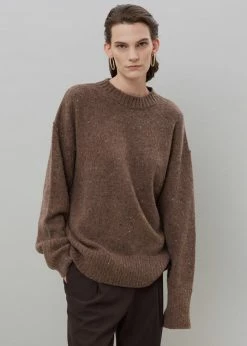 Breathe Abel Speckle Sweater - Brown CLOTHING
