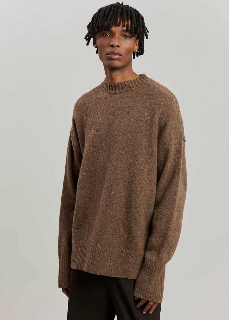 Hot Sale π― Breathe Abel Speckle Sweater - Brown CLOTHING π― 6 Breathe Abel Speckle Sweater - Brown CLOTHING