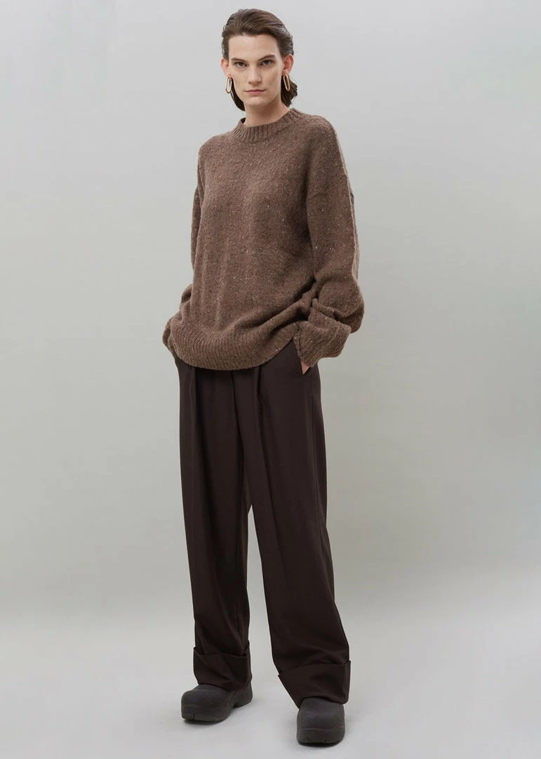 Hot Sale π― Breathe Abel Speckle Sweater - Brown CLOTHING π― 10 Breathe Abel Speckle Sweater - Brown CLOTHING