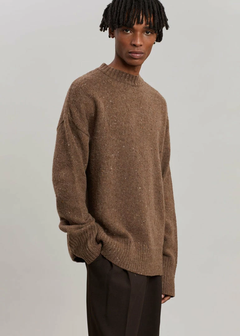 Hot Sale π― Breathe Abel Speckle Sweater - Brown CLOTHING π― 9 Breathe Abel Speckle Sweater - Brown CLOTHING