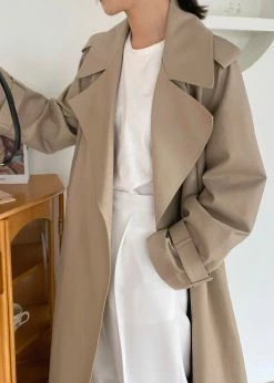 3.another Abril Trench - Sand CLOTHING