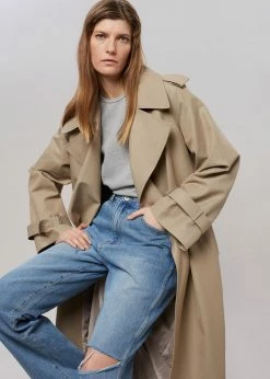 3.another Abril Trench - Sand CLOTHING