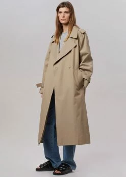 3.another Abril Trench - Sand CLOTHING