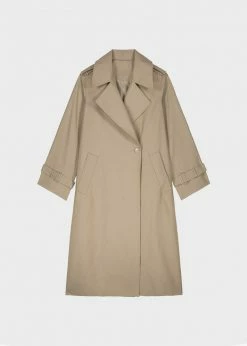 3.another Abril Trench - Sand CLOTHING