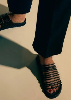 Vacation Edit A.Emery Fallon Sandals - Black