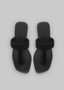 A.Emery X Matteau Rhodes Sandal - Black Suede