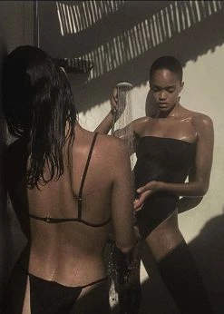 CLOTHING Aexae Bandeau One Piece Swimsuit - Black