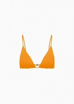 CLOTHING Aexae Gathered Swim Top - Orange