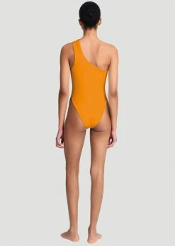 Aexae Knot One Piece Swimsuit - Orange CLOTHING