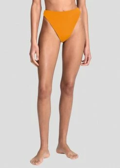 CLOTHING Aexae Triangle High Cut Swimsuit Bottoms - Orange