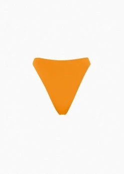 CLOTHING Aexae Triangle High Cut Swimsuit Bottoms - Orange