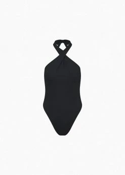 CLOTHING Aexae Twist One Piece Swimsuit - Black