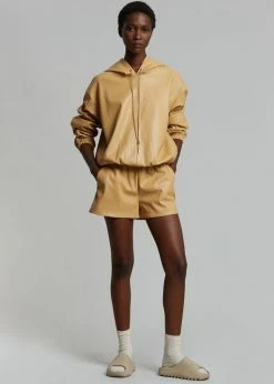 The Frankie Shop CLOTHING Agata Gym Shorts - Butter