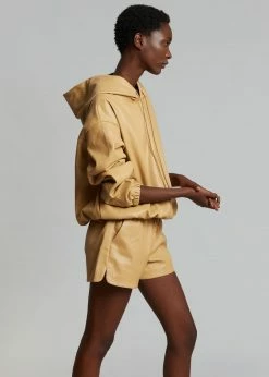 The Frankie Shop CLOTHING Agata Gym Shorts - Butter