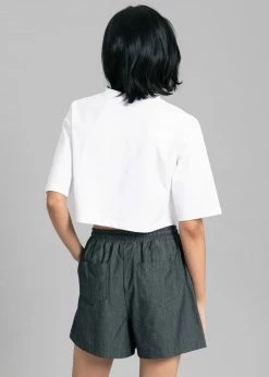 The Frankie Shop Agnes Shorts - Dark Grey