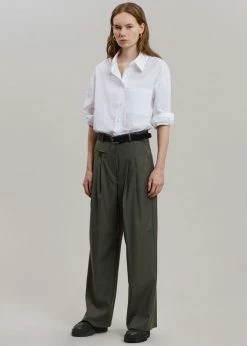 Brick Lane Ainsley Pants - Olive CLOTHING