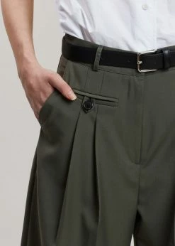 Brick Lane Ainsley Pants - Olive CLOTHING