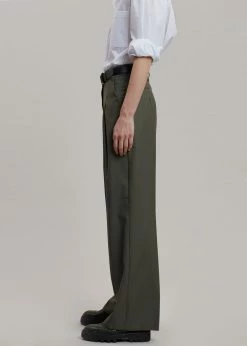 Brick Lane Ainsley Pants - Olive CLOTHING