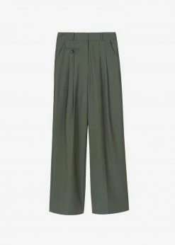 Brick Lane Ainsley Pants - Olive CLOTHING