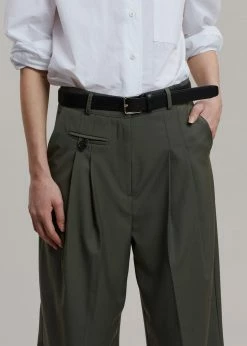 Brick Lane Ainsley Pants - Olive CLOTHING
