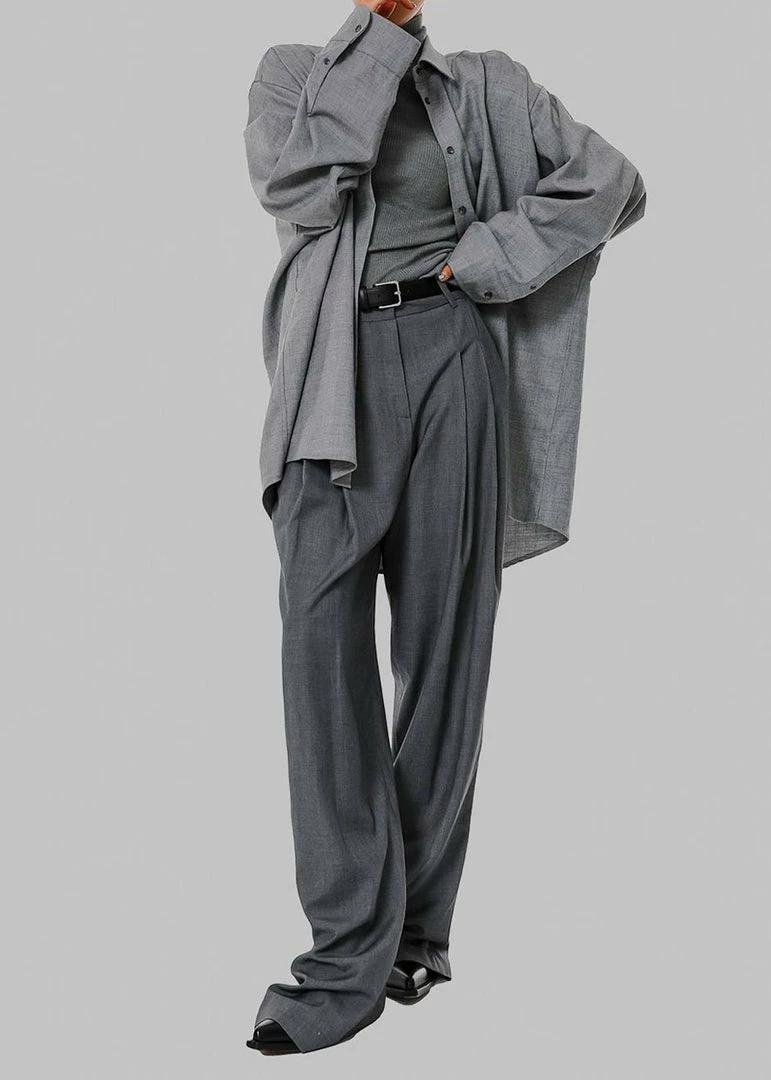 Cheapest β The Frankie Shop CLOTHING Alanis Button Down π Shirt - Storm Grey π 3 The Frankie Shop CLOTHING Alanis Button Down Shirt - Storm Grey