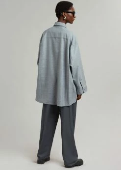 Cheapest β The Frankie Shop CLOTHING Alanis Button Down π Shirt - Storm Grey π 18 The Frankie Shop CLOTHING Alanis Button Down Shirt - Storm Grey