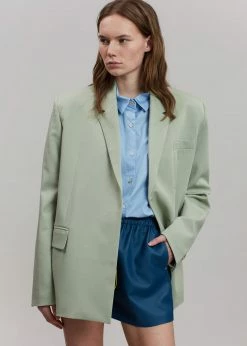 Mumu Amarit Blazer - Sage CLOTHING