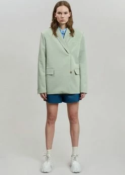 Mumu Amarit Blazer - Sage CLOTHING