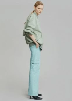 The Frankie Shop Anada Cargo Pants - Mint CLOTHING