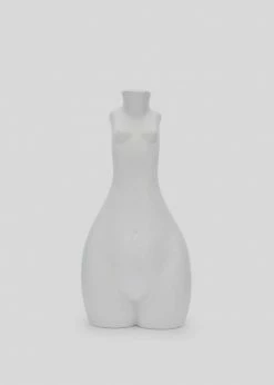 LIFESTYLE Anissa Kermiche Tit For Tat Tall Candlestick - White