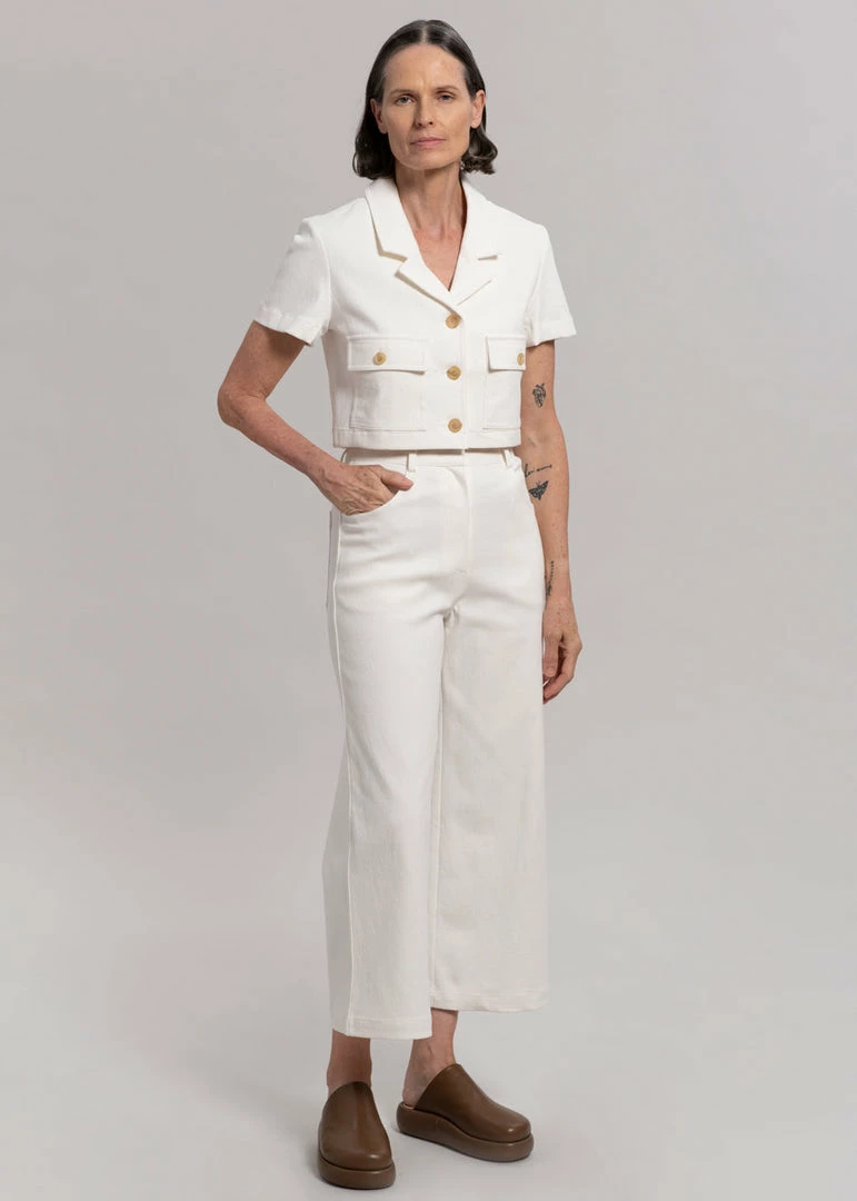 Best Pirce β Blossom CLOTHING Anna Cropped Blazer - Cream π 5 Blossom CLOTHING Anna Cropped Blazer - Cream