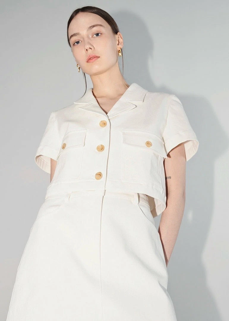 Best Pirce β Blossom CLOTHING Anna Cropped Blazer - Cream π 3 Blossom CLOTHING Anna Cropped Blazer - Cream