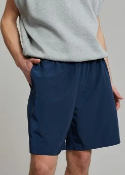 The Frankie Shop Men Arch Gym Shorts - Navy