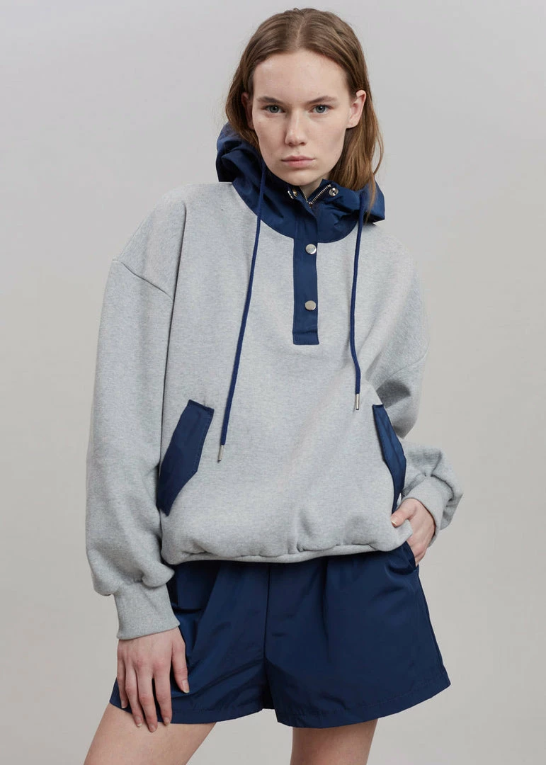 Outlet π The Frankie Shop Archer Gym Shorts - Navy π 5 The Frankie Shop Archer Gym Shorts - Navy