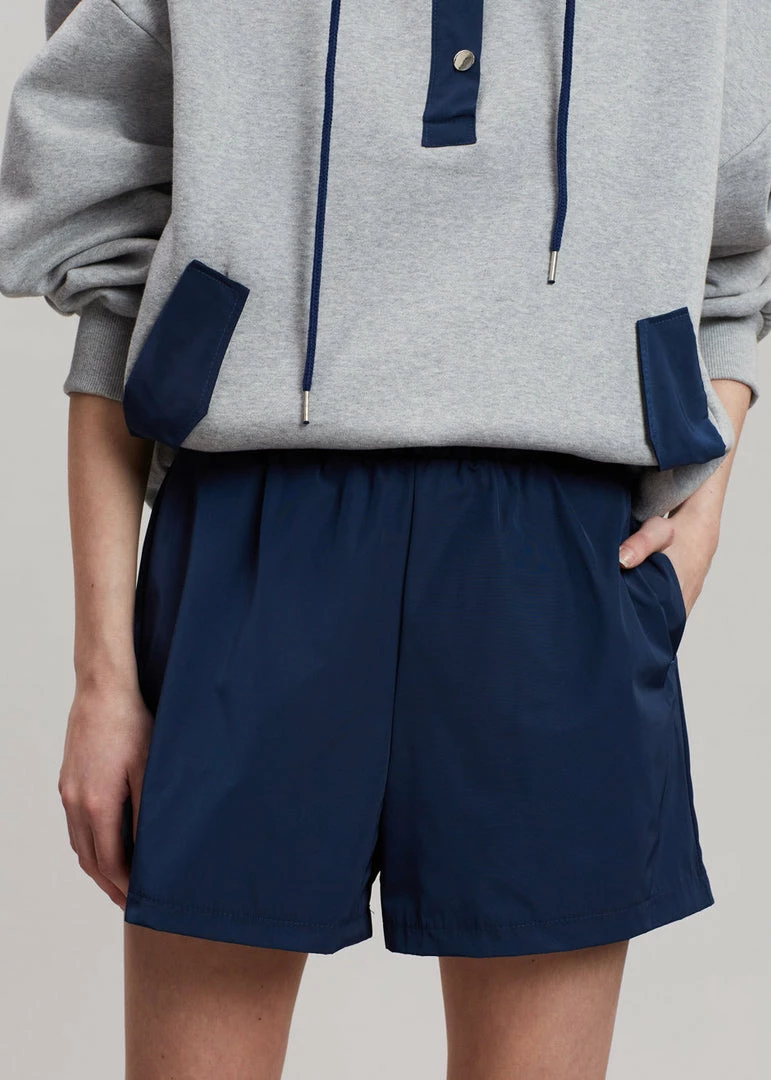 Outlet π The Frankie Shop Archer Gym Shorts - Navy π 2 The Frankie Shop Archer Gym Shorts - Navy