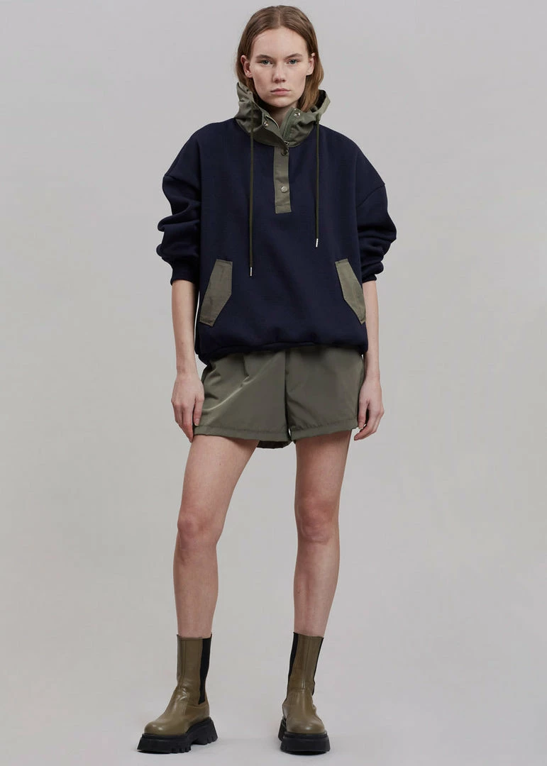 Deals βοΈ The Frankie Shop Archer Gym Shorts - Olive CLOTHING π€© 1 The Frankie Shop Archer Gym Shorts - Olive CLOTHING