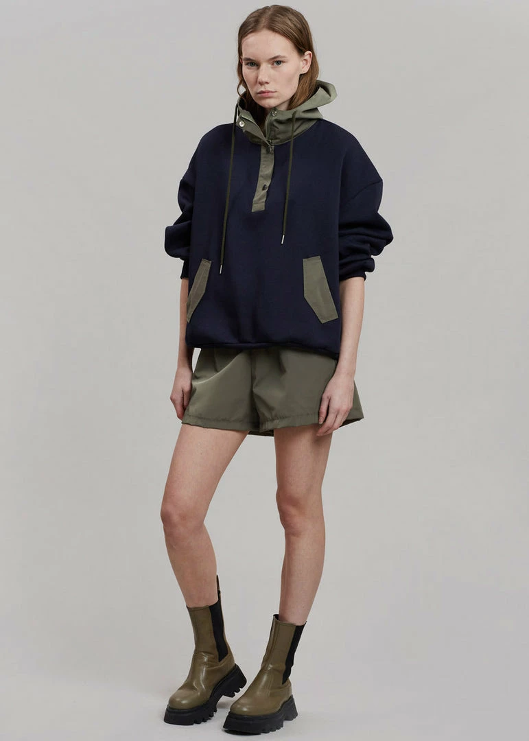 Deals βοΈ The Frankie Shop Archer Gym Shorts - Olive CLOTHING π€© 6 The Frankie Shop Archer Gym Shorts - Olive CLOTHING