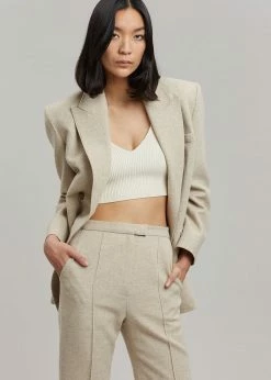 The Frankie Shop CLOTHING Ariose Bralette - Cream