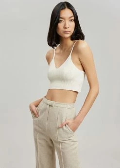 The Frankie Shop CLOTHING Ariose Bralette - Cream