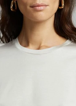 The Frankie Shop CLOTHING Arlo Tee - Oyster