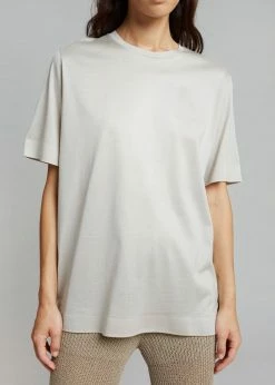 The Frankie Shop CLOTHING Arlo Tee - Oyster