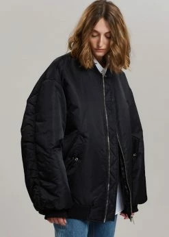 Buy π The Frankie Shop CLOTHING Astra Bomber Jacket - Black π 16 The Frankie Shop CLOTHING Astra Bomber Jacket - Black