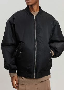 Buy π The Frankie Shop CLOTHING Astra Bomber Jacket - Black π 15 The Frankie Shop CLOTHING Astra Bomber Jacket - Black