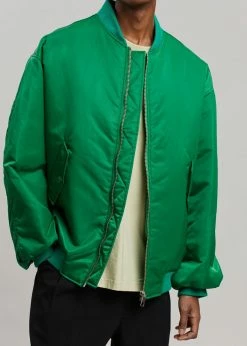 The Frankie Shop CLOTHING Astra Bomber Jacket - Kelly Green