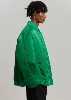 The Frankie Shop CLOTHING Astra Bomber Jacket - Kelly Green