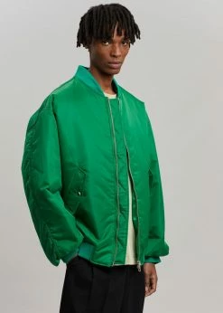 The Frankie Shop CLOTHING Astra Bomber Jacket - Kelly Green