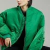 The Frankie Shop CLOTHING Astra Bomber Jacket - Kelly Green