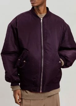 The Frankie Shop CLOTHING Astra Bomber Jacket - Royal Purple