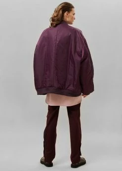 The Frankie Shop CLOTHING Astra Bomber Jacket - Royal Purple