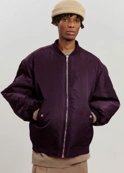 The Frankie Shop CLOTHING Astra Bomber Jacket - Royal Purple
